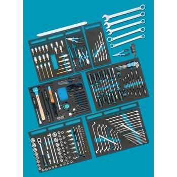 Hazet 0-2500-163/214 Surtido Estándar Para Audi ∙ Número De Herramientas: 214