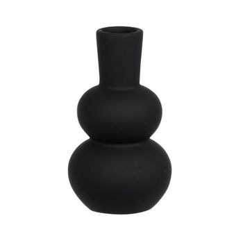 Jarrón de dolomita negra Alt. 12 cm