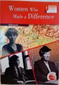 women who made a difference - 1º bachillerato (burlington activi ty re