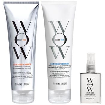 Color Wow Dream Clean Fine to Normal and Travel Dream Coat Supernatural Spray Trio