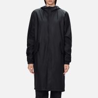 rains matte-shell fishtail parka - xs