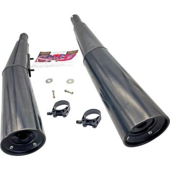 Silenciador de escape Yamaha FZ 750 Marving Master negro par