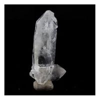 quartz biterminee - natural pierre de francia bourg doisans - crystal de quartz brut coleccion mineral  1857 ct - certificado de autenticidad