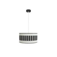colgante ivanna 1xe27 negroblanco-madera negra regx40x40 cm