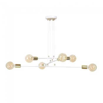 Lámpara de techo sives blanco (6 luces)
