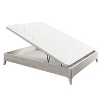 canape abatible arcon de madera con patas transpirable altura 345 cm - artic - 90x190 cm