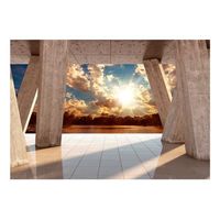 papel pintado 3d - sunny promenade 150x105 cm
