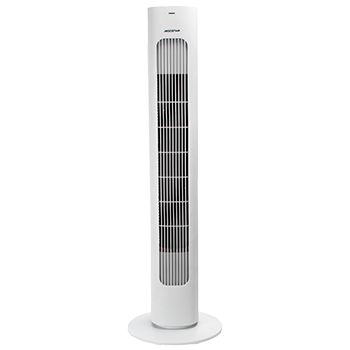 Aigostar Robert - Ventilador de Torre, 34 Pulgadas, 3 Velocidades, Blanco, Control Remoto