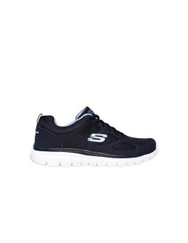 Zapatillas Skechers Burns- Agoura Hombre Navy Leather/ Mesh/ Trim