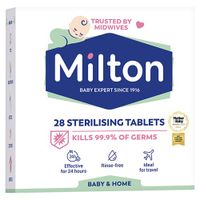 milton sterilising tablets 28 pack