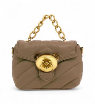 RUE MADAM PARIS para mujer. 1491 Bolso Puffy Shoulder Xs taupe (OSFA), Casual, Poliuretano