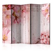 biombo - pink apple blossoms ii room dividers