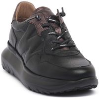 wonders zapatillas combat negro para mujer