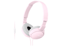auriculares - sony mdr-zx110ap con cable microfono 12 hz- 22khz 98 db de diadema supra-aural rosa