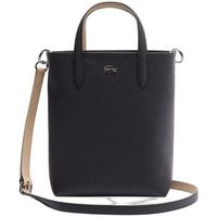 lacoste bolsa bolso shopper anna nf4929aa negro krema para mujer