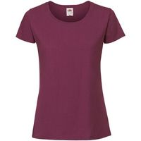fruit of the loom camiseta iconic 195 premium para mujer