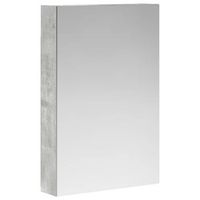 armario con espejo de bano  mueble de bano gris concreto 40 x 105 x 605 cm