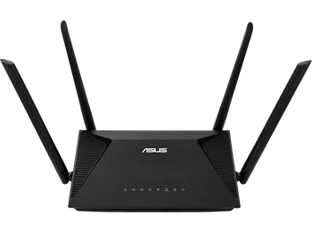 Router - ASUS RT-AX53U AX1800, Doble Banda, Seguridad sin Suscripción, VPN, AiMesh, MIMO, WiFi 6, Negro