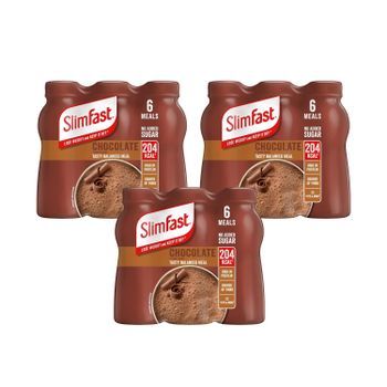 SlimFast Milkshake Multipack Bottle Chocolate