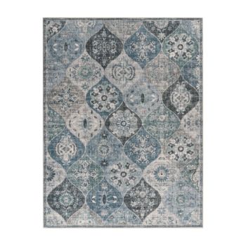 Alfombra lavable Sami turquesa 160x220 cm