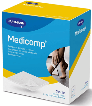 Hartmann Medicomp Estéril Gasa 10x10cm 50 uds