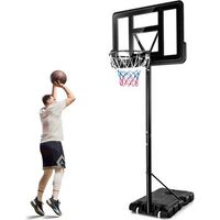 canasta de baloncesto exterior costway 90 x 60 x 305 cm