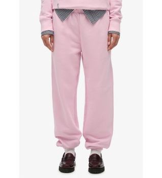 Superdry para mujer. W7011316A Pantalón Jogger Essential rosa (XL), Casual, Algodón