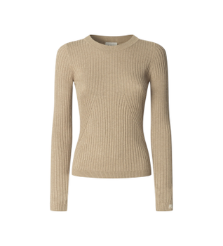Pepe Jeans para mujer. PL7000025 Jersey Carla beige (XS), Casual, Algodón