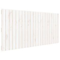 cabecero de cama de pared madera maciza pino blanco 140x3x60 cm