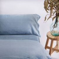 juego de sabanas sedalina lisa  hielo cama de 150cm