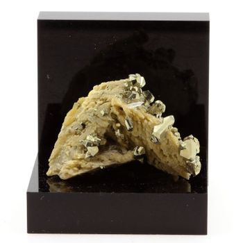 Siderit, Pirita, Piedra De Cuarzo Natural De Francia, Saint-pierre-de-méage-mesage Mina, Multicolor Rock Con Certificado De Autenticidad Incluido |