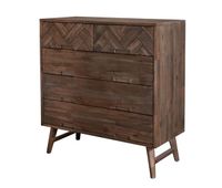 comoda ashton 100x45x105 marron