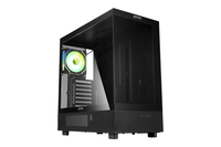 caja abysm caja atx danube sava h400 negro rgb negro blanco