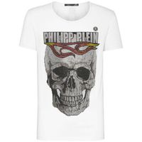 philipp plein sport camiseta t-shirt ss flame white para hombre