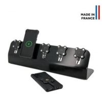 cargador inalambrico mobilis 020010 120w 6 puertos usb-c gan negro