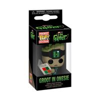figura funko pop keychain - groot in onesie