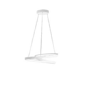 Lámpara Colgante Led Blanca Ritmo 6620 B Lc Perenz