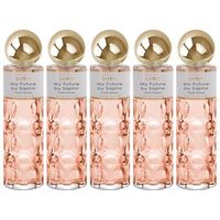 pack de 5 eau de parfum mujer saphir my future 200 ml