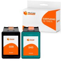 pccom essential hp 338343 cartucho tinta compatible negrotricolor pack 2