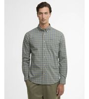 barbour para hombre msh5023 camisa lomond verde xxl casual algodon manga larga