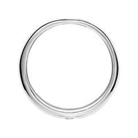 anillo de bautizo de plata 925 pulida con circonitas