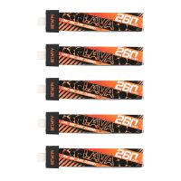 5 pcs  10 pcs betafpv 38v 260mah 80c 1s bateria lihv de alto rendimiento proceso z-folding conector bt20 para drone d