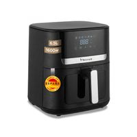 narvi freidora sin aceite 65l 1600w con ventana visible coccion 360 panel digital tactil y 7 programas automaticos