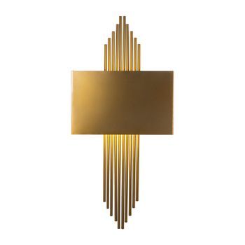 Lámpara De Pared 615-a Oro Cobrizo Metal 75x10x22 Cm