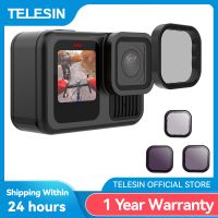 telesin nd8 nd16 nd32 nd64 cpl juego de filtros de lente marco de aleacion de aluminio para gopro hero 13 camara de accion nd cpl filtro de lente