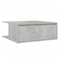 mesa de centro madera contrachapada gris hormigon 80x80x31 cm vidaxl