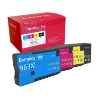 cartucho de tinta xerox hp963xl multipack alto rendimiento 4 colores compatible