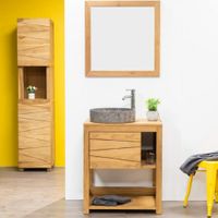 mueble para cuarto de bano de teca 67 cm