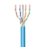 ewent im1221 cable de red azul 30 m cat6a u utp utp