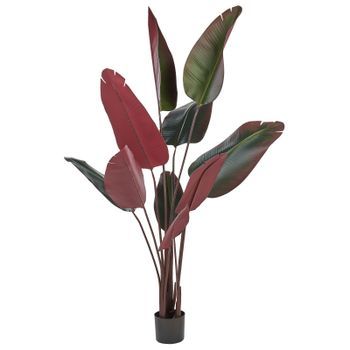 Planta Artificial En Maceta Para Interior Decoración Moderna De Plástico Maceta Negra 170 Cm Banana Tree